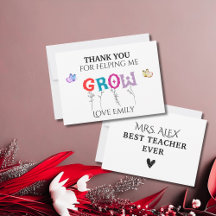 Thank you for helping me grow Teachers day Gifts