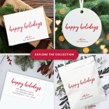 Handwritten Happy Holidays