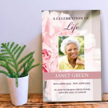 Celebration of Life Funeral Programs