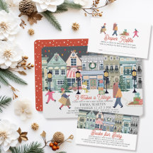 It Takes A Village Christmas Town Baby Shower