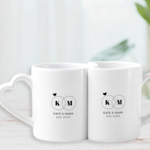 Newlywed Coffee Mug and Wine Glasses