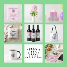 Happy Mother's Day Elegant Frogs Design Collection