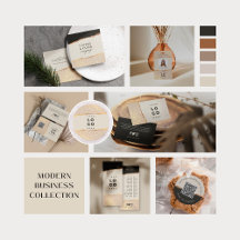 Rose gold glitter black pink modern business