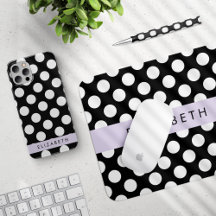 Polka Dot Pattern, Purple - Home Decor Collection