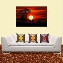 African Wildlife Animal Photography Meets Pillows