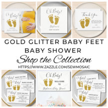 Baby Feet Gender-Neutral Baby Shower Collection