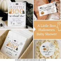 A Little Boo Halloween Baby Shower Boho Boo