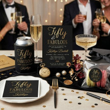 Elegant Fifty and Fabulous! 50th Birthday Party