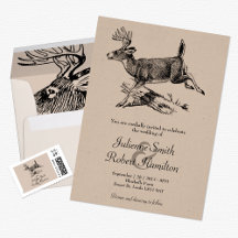 Woodland   Rustic Deer Wedding Suite