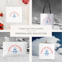 Toast On The Slopes Après Ski Club Red & Blue