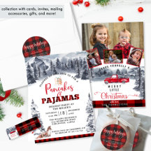 Buffalo Plaid Rustic Mountains Holiday Collection