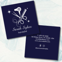 Hair Stylist Business Cards
