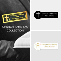 Church name tags