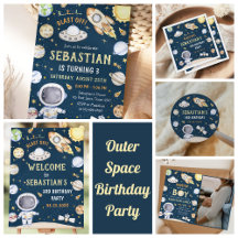 Astronaut Outer Space Birthday Party
