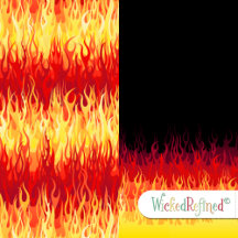 Red Hot Rod Flames pattern & edge