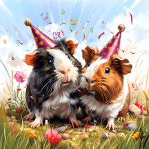 Party Animals - 2 Guinea Pigs