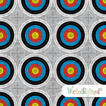 Mid Century  Modern Archery Targets Pattern