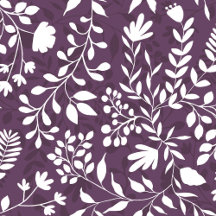 Various White Flowers Seamless Pattern Designs