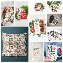 vintage retro merry christmas