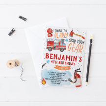 Fire Truck Birthday Party 