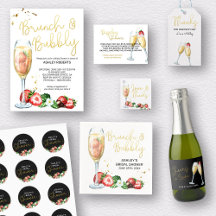 Strawberries and Champagne Bridal Shower