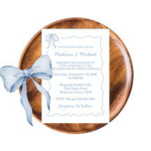 Whimsical Hand Drawn Blue Wedding Collection