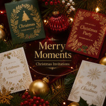 Merry Moments | Christmas Invitations