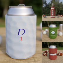 Sports Theme Can Coolers