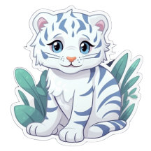 Mug White Tiger