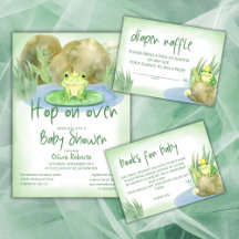 Green Frog Frog-tastic Baby Shower
