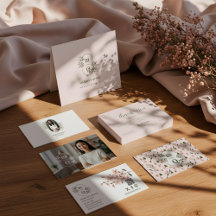  Monogram Watercolor Floral Business Brand