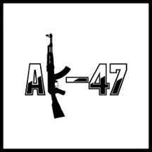 AK-47 Black Logo Apparel