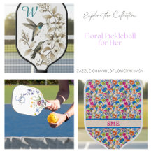 Floral Pickleball for Her