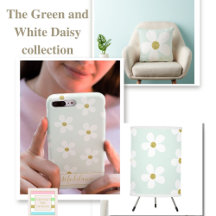 The Green and White Daisy collection