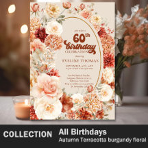 ALL AGES - Trendy Terracotta Burgundy Blush Sage