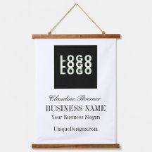 Hanging Wall Sign Crafters Artist Business Fabric