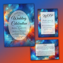 Starlight Fusion of Fire and Ice Wedding Suite