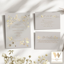 Boho Fall Floral Wedding Suite