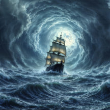 Lost at Sea: A Mysterious Ship, Epic Storm Fantasy