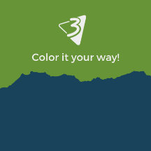 Green and Blue Pillows - Living Room