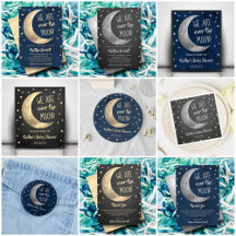 Over The Moon Baby Shower Collection