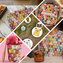 Multicolor Bear Baby Shower/Birthday Party Supplie