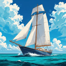 Tall Ships & Boats Triptych 