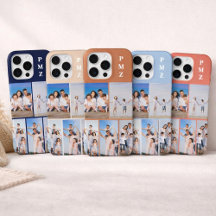 Modern Monogram 5 Photo Collage