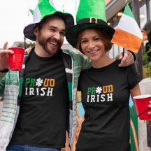 Proud Irish Quote Apparel and Gifts