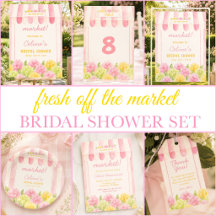 Fresh Off The Market Bridal Shower Collection