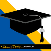 Gold & Royal Blue Graduation