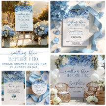 Something Blue Before I Do Blue Hydrangea Bridal