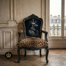 Majestic White Raven King Decoupage Tissue Paper 