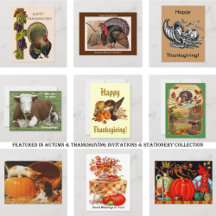 Autumn & Thanksgiving Invitations Cards Stationery